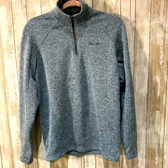 Small Fleece Men’s Eddie Bauer 1/4 Zip Pullover - Picture 1 of 5